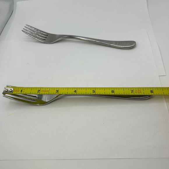 2 Fork Mikasa Brynley Satin (Stainless) 8 1/8" - Picture 5 of 6